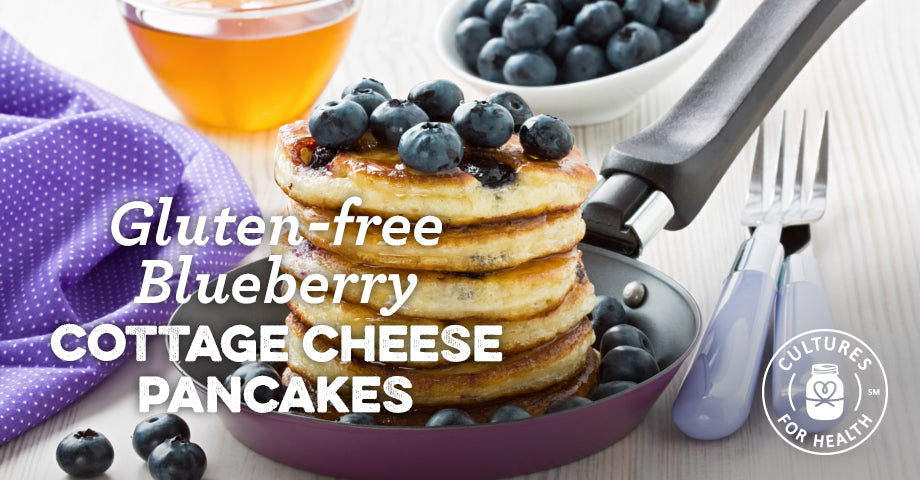 Recipe: Gluten-free Blueberry Cottage Cheese Pancakes