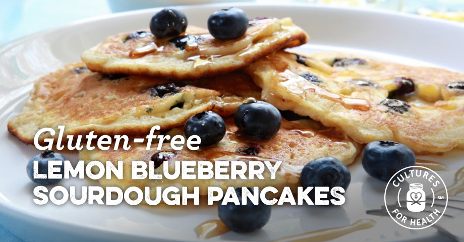Recipe: Gluten-Free Lemon-Blueberry Sourdough Pancakes