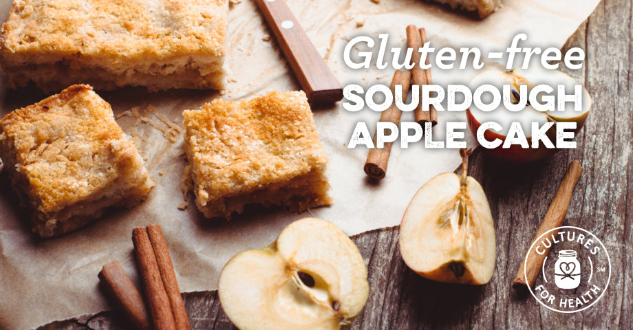 Recipe: Gluten-free Sourdough Apple Cake