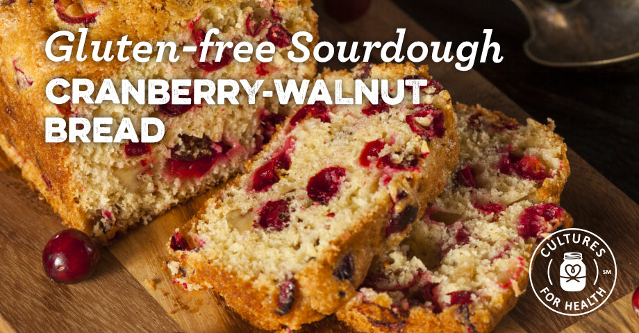Recipe: Gluten-Free Sourdough Cranberry-Walnut Bread