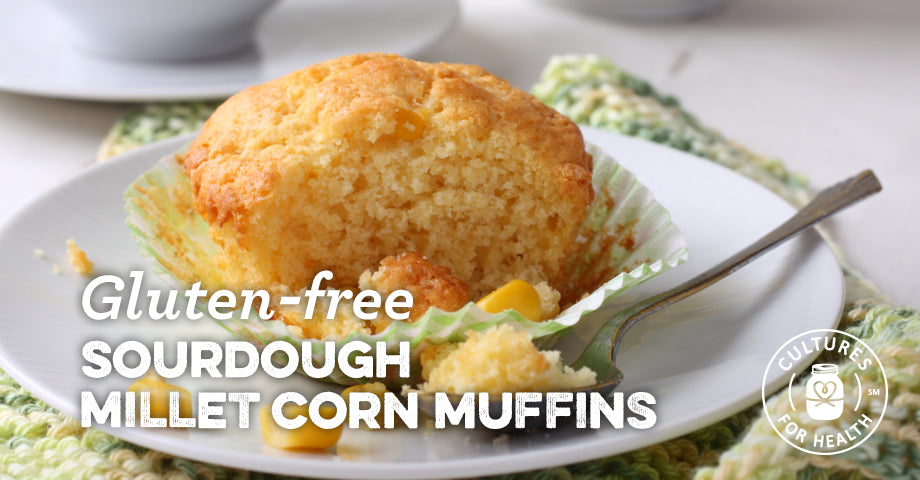 Recipe: Gluten-Free Sourdough Millet-Corn Muffins