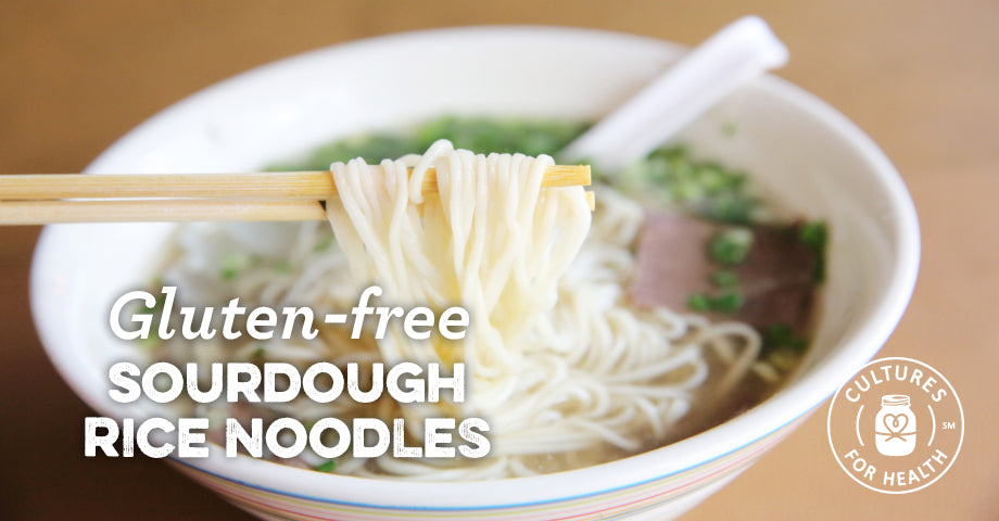 Recipe: Gluten-free Sourdough Rice Noodles