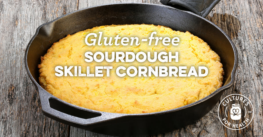 Gluten Free Skillet Cornbread - Metemgee