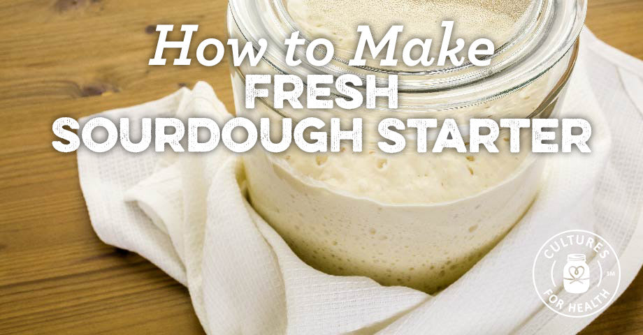 How To Make Fresh Sourdough Starter from Refrigerated Starter