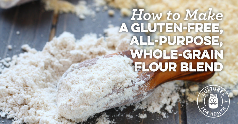 How To Make a Gluten-Free, All-Purpose, Whole-Grain Flour Blend