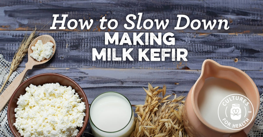 Too Much Kefir? How to Slow Down Milk Kefir + Make Smaller Batches