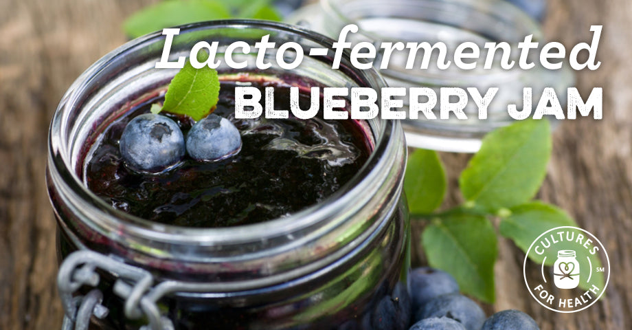 Recipe: Lacto-fermented Blueberry Jam