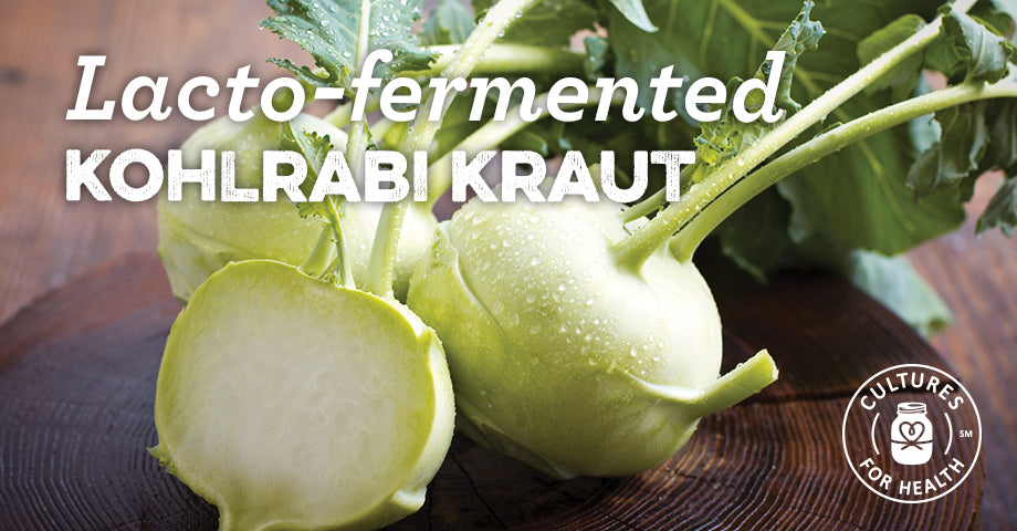 Lacto-fermented Kohlrabi Kraut Recipe