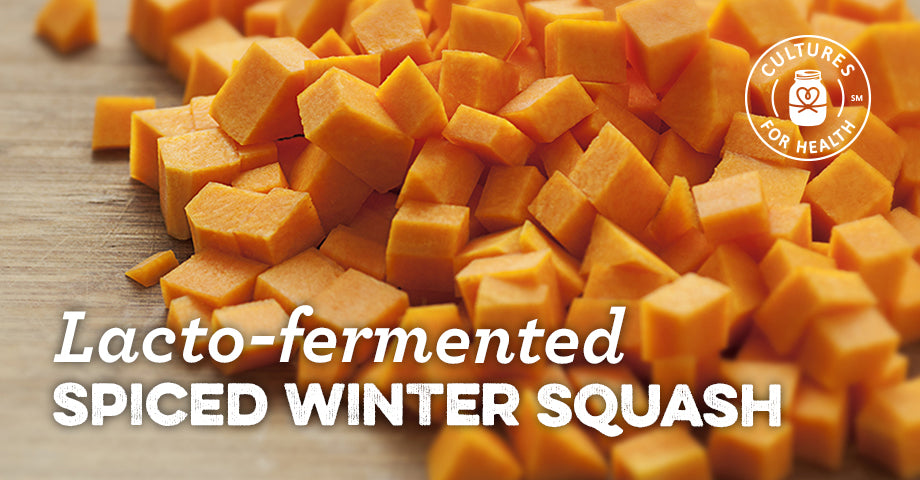 Recipe: Lacto-fermented Spiced Winter Squash