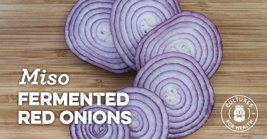 Recipe: Miso Fermented Red Onions