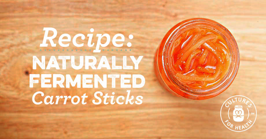Recipe: Naturally Fermented Carrot Sticks