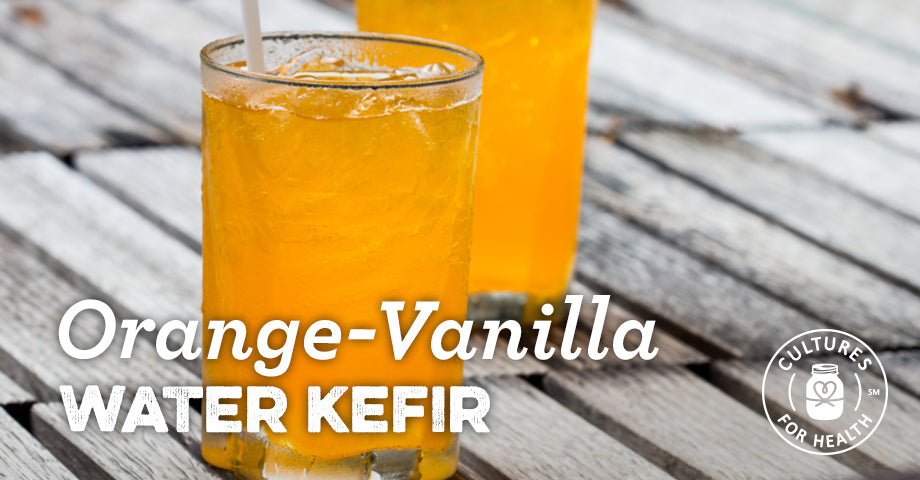Recipe: Orange-Vanilla Water Kefir