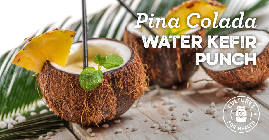 Recipe: Piña Colada Water Kefir Punch