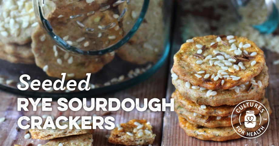 Seeded Rye Sourdough Cracker Recipe - Cultures For Health