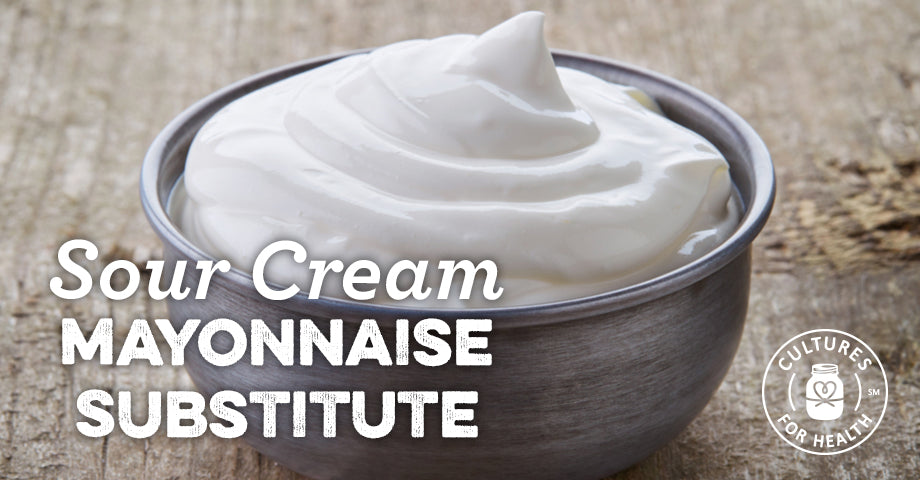 RECIPE: SOUR CREAM MAYONNAISE SUBSTITUTE RECIPE: SOUR CREAM MAYONNAISE SUBSTITUTE