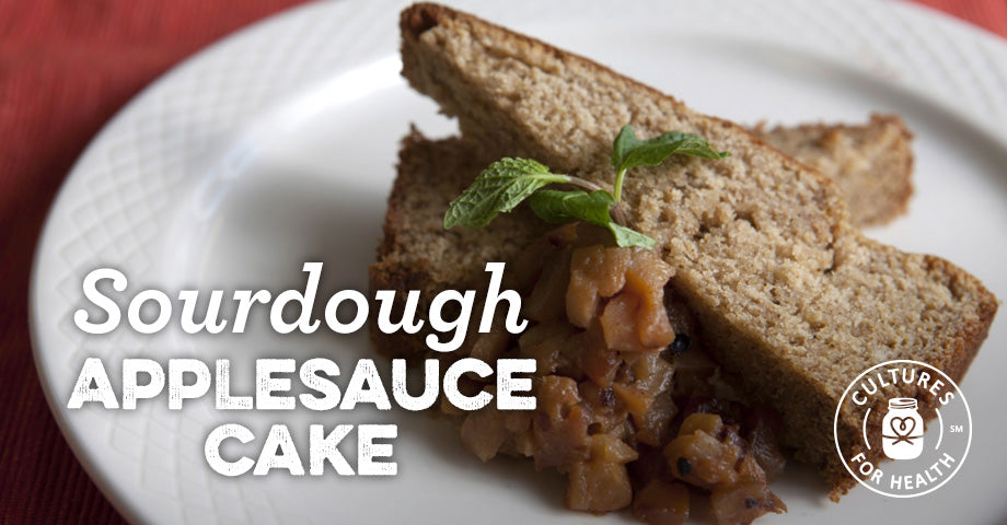 Recipe: Sourdough Applesauce Cake