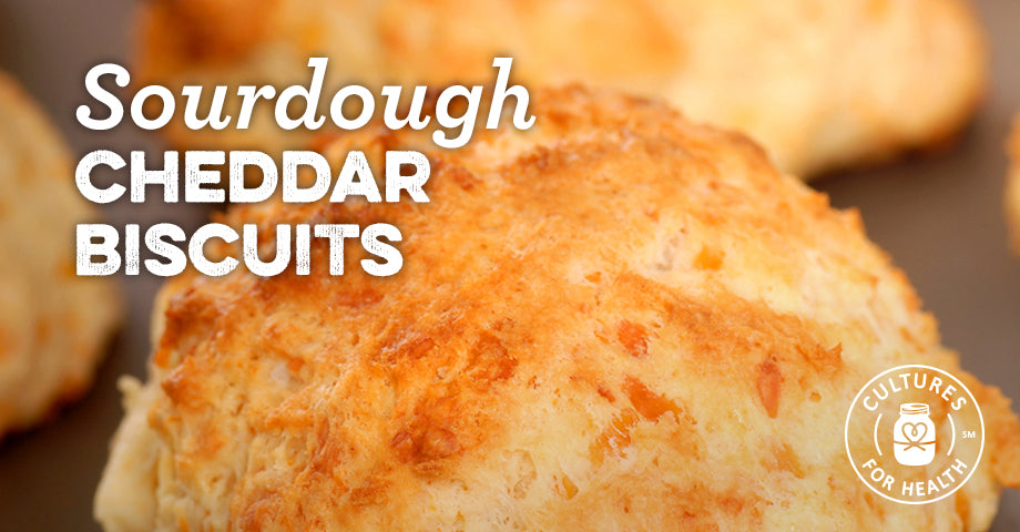 Recipe: Sourdough Cheddar Biscuits