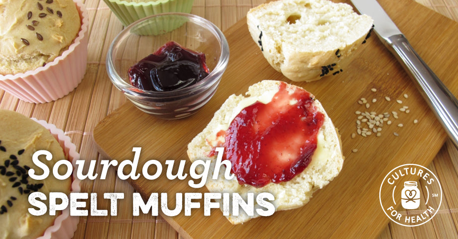 Recipe: Sourdough Spelt Muffins