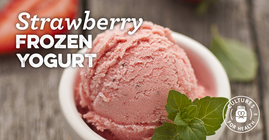 Recipe: Strawberry Frozen Yogurt