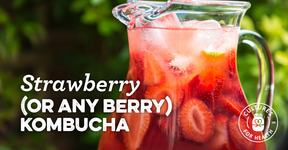 Recipe: Strawberry (Or Any Berry) Kombucha