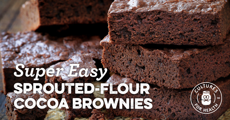 Recipe: Super Easy Sprouted Flour Cocoa Brownies