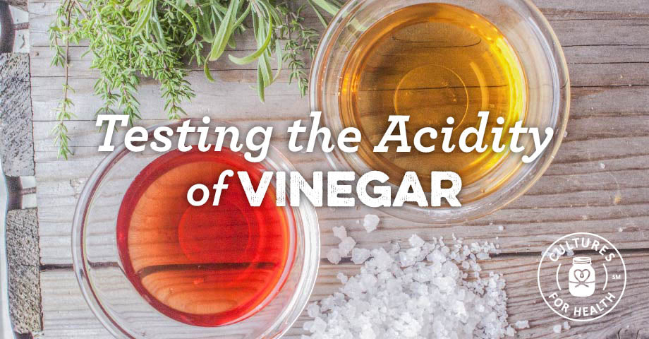 Test the PH level of Vinegar