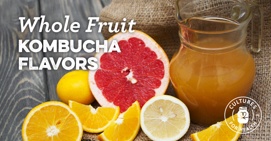 Recipe: Whole Fruit Kombucha Flavors: Orange And Grapefruit