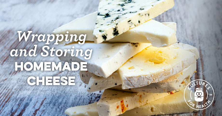 Wrapping And Storing Homemade Cheese
