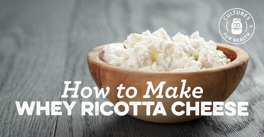 Homemade Traditional Ricotta From Whey