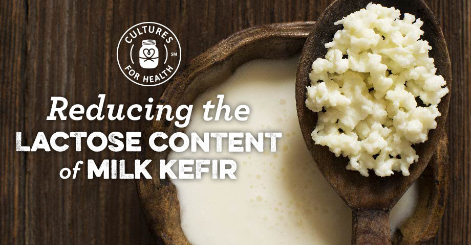 How to Reduce the Lactose Content of Kefir