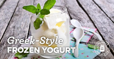 Greek-style frozen yogurt