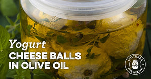 RECIPE: YOGURT CHEESE BALLS IN OLIVE OIL