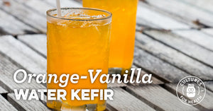ORANGE-VANILLA WATER KEFIR recipe