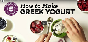 HOW TO MAKE GREEK YOGURT | HOMEMADE GREEK YOGURT RECIPE & HOW-TO VIDEO
