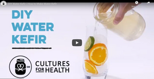 HOW-TO VIDEO: HOW TO MAKE WATER KEFIR INSTRUCTIONS