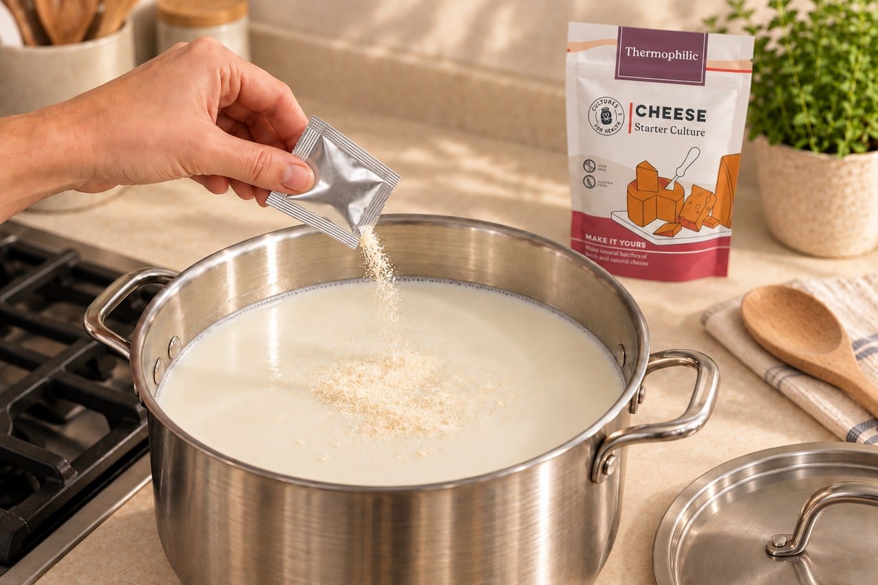 Parmesan cheesemaking step 3