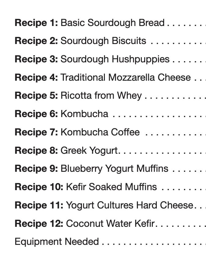 Cheese, Kefir, Kombucha, Sourdough, Tempeh & Soy, Vegetables, Yogurt CFH Cookbook: 12 Fan-Favorite Recipes to Try Today