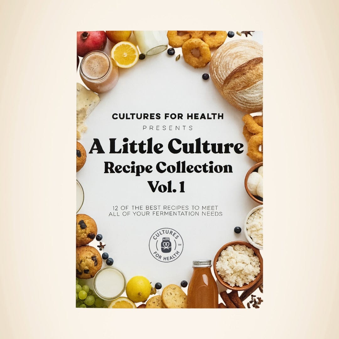 Cheese, Kefir, Kombucha, Sourdough, Tempeh & Soy, Vegetables, Yogurt Recipe Book: A Little Culture Recipe Collection Volume 1