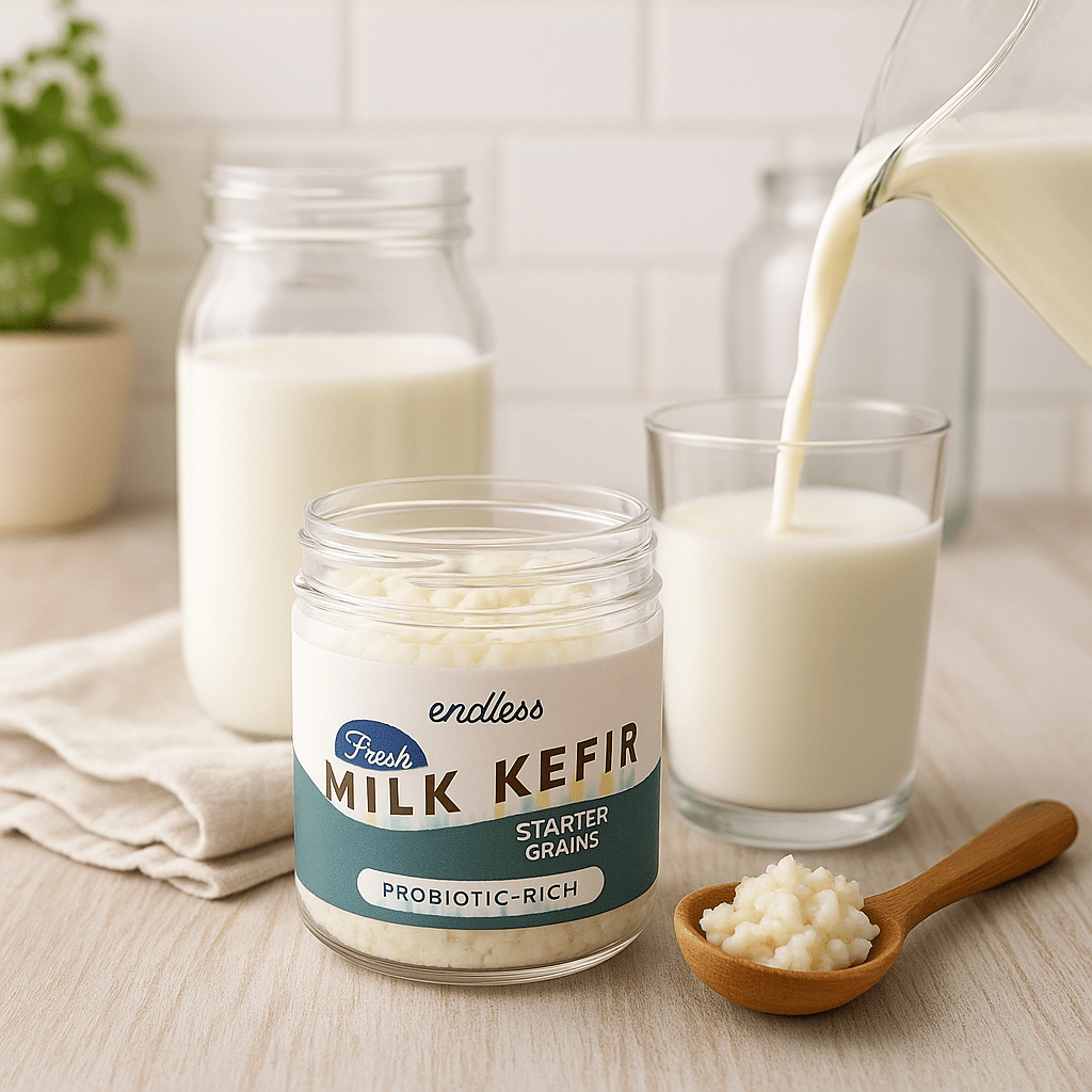 Mini Kefir Endless® Fresh Milk Kefir Grains - Cultures For Health