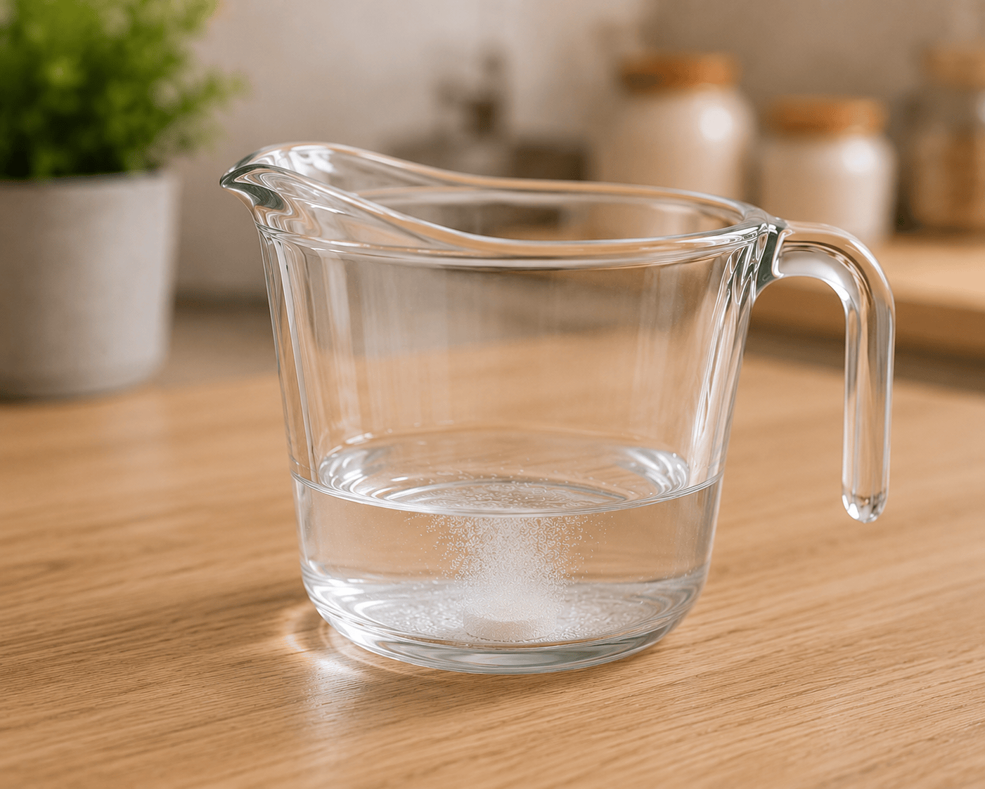 Rennet dissolving in water