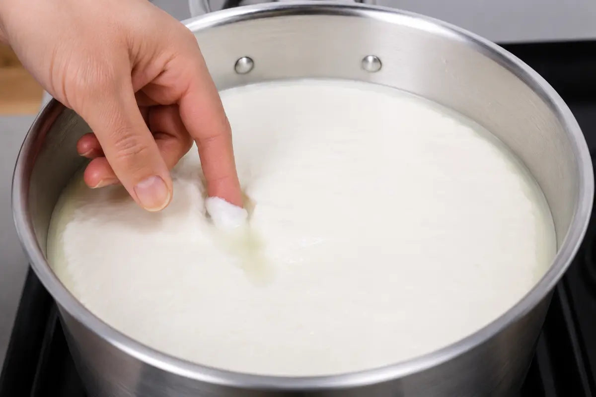 Set Mozzarella curd