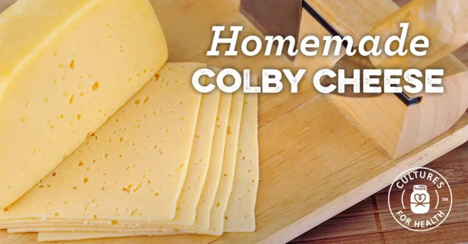 Homemade Colby Cheese recipe from Cultures for Health
