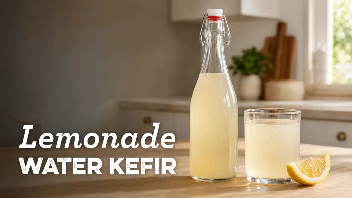Water Kefir Lemonade featured recipe