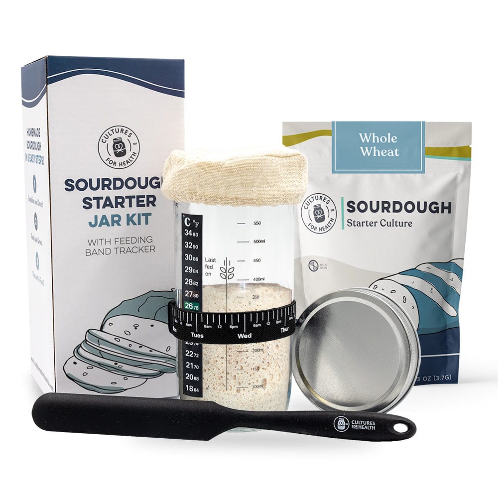 Sourdough Whole Wheat Sourdough Starter Jar Kit