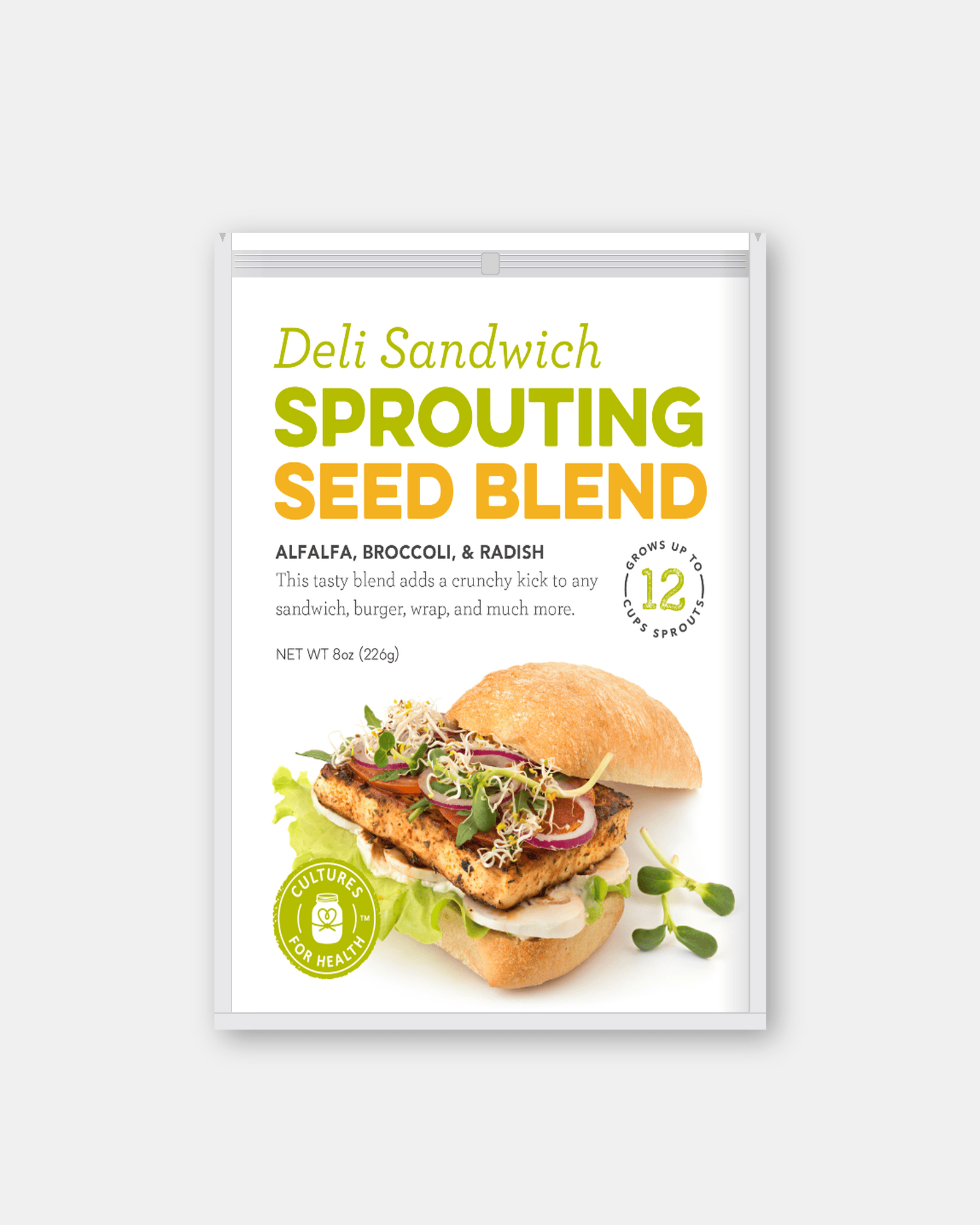 Sprouting & Wheatgrass Deli Sandwich Sprouting Seed Blend