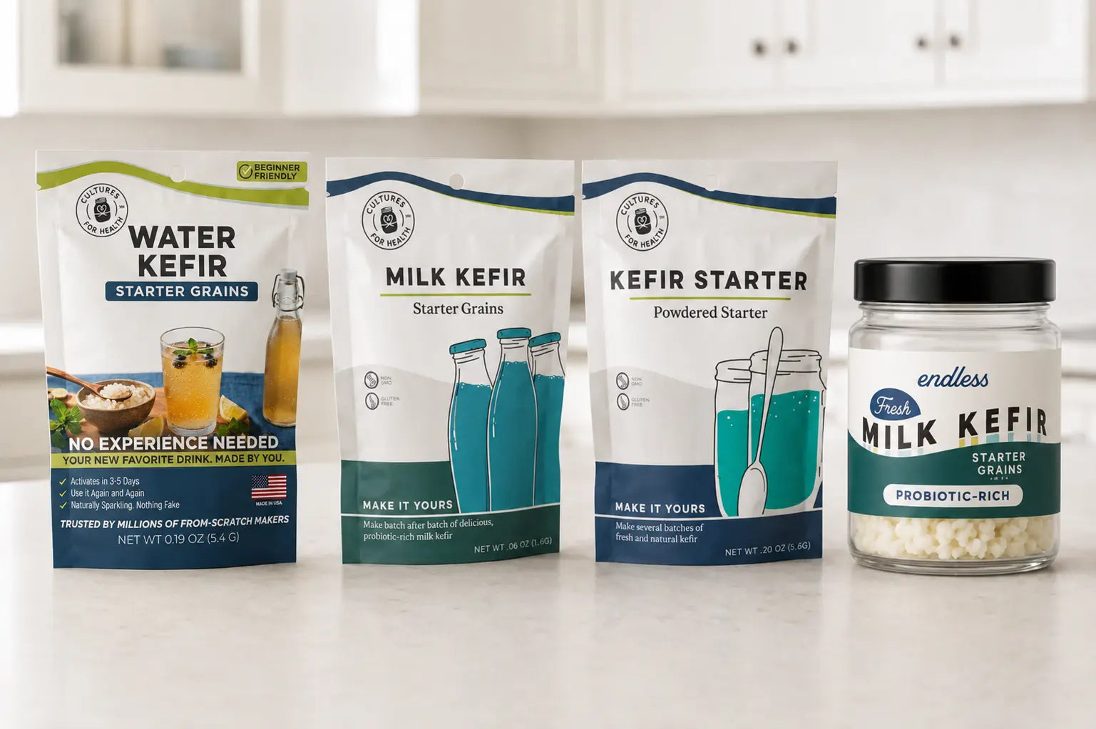 Cultures for Health kefir starter products