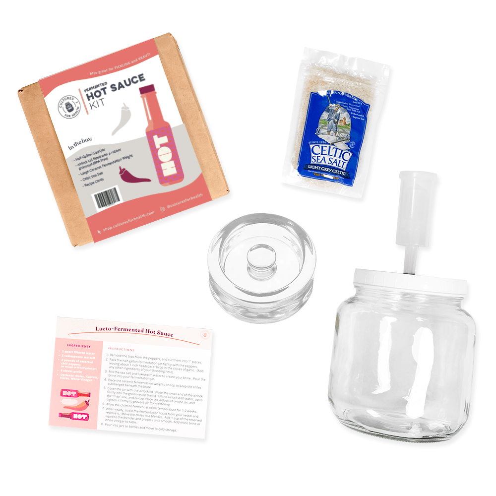 Vegetables Fermented Hot Sauce Kit