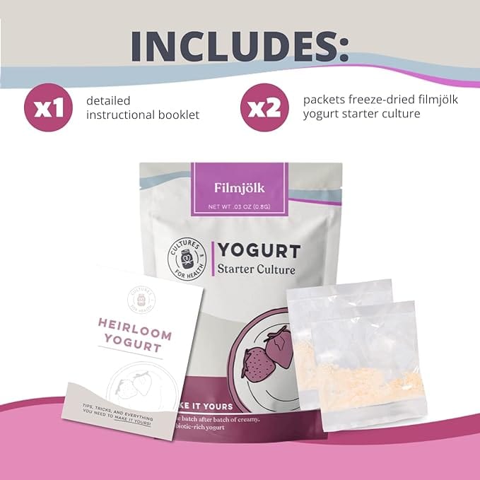 Includes of Yogurt Heirloom Filmjölk Swedish 