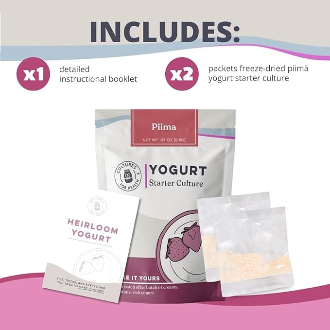 Piima Culture | Buy Piima Yogurt Culture Online - Cultures For Health