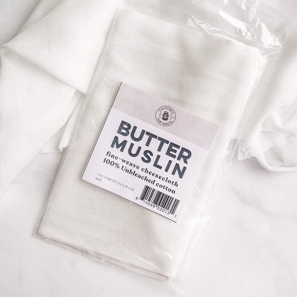 Butter Muslin Jar Cover